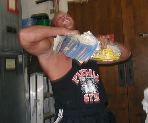 Rippin' phone books for Jesus.