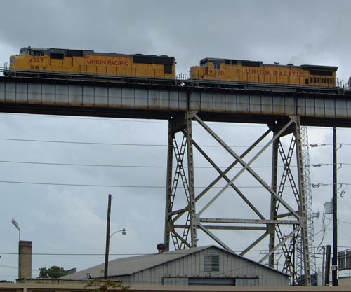 Train bridge.