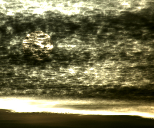 Sunset.